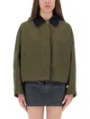 Apc A.p.c. 'becca' Jacket In Green