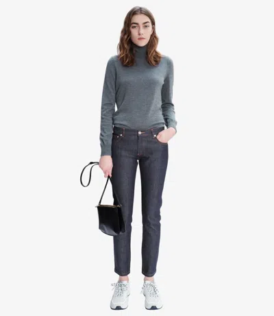 A.p.c. A. P.c. Jean Etroit Court 30 Indigo In Purple