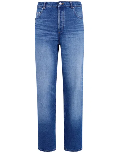 A.p.c. Fairfax Denim Five Pocket Belt Loop Jeans In Blue