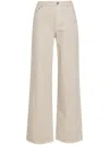 Apc High-rise Wide-leg Jeans In Bae Taupe