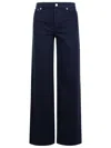 Apc Elisabeth Jeans In Navy
