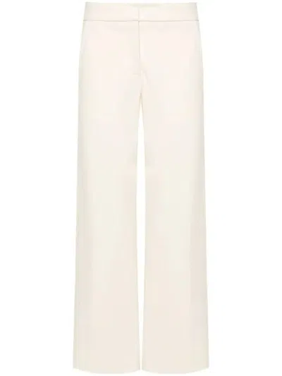 Apc Wide Leg Trousers Belt Loops In White