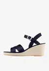 A.p.c. A. P.c. Judith Sandals Us 10 Navy Blue In Blue