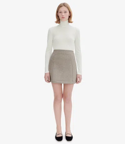 A.p.c. A. P.c. Julie Skirt Xl Beige In Neutral