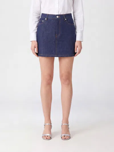 A.p.c. A. P.c. Jumpsuit Woman Color Blue In Multi