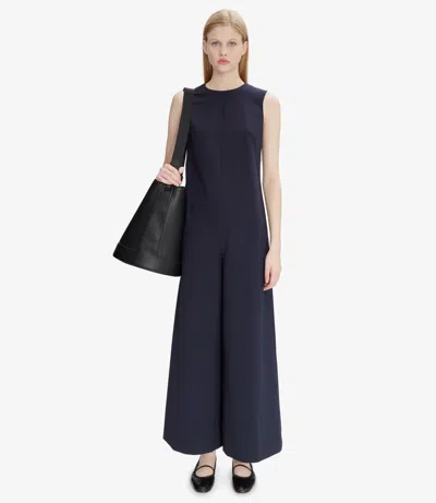 A.p.c. A. P.c. Kimberly Jumpsuit 34 Navy Blue