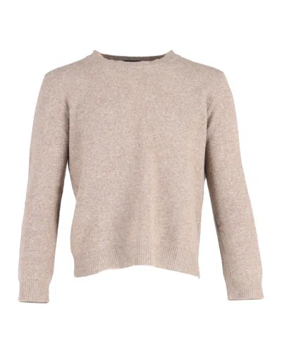 Apc A. P.c. Knitted Sweater In Beige Wool