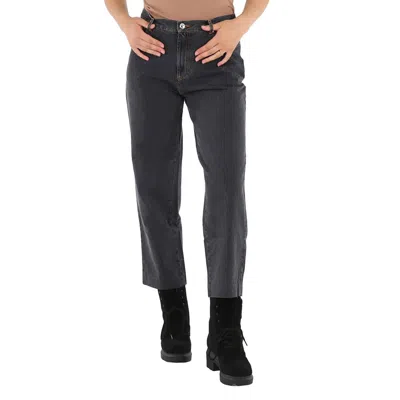 Apc A. P.c. Ladies New Sailor High-rise Cropped Jeans In Black