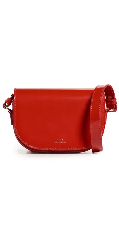 A.p.c. A. P.c. Le B-side Small Crossbody Bag Bright Red