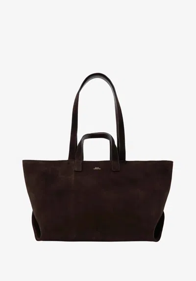 A.p.c. A. P.c. Le Drummer Bag One Size Dark Brown