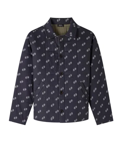 A.p.c. A. P.c. Lenny Jacket Womens Xs Navy Blue