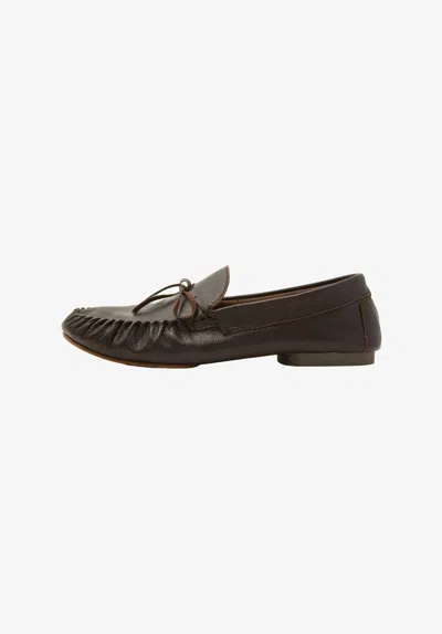 A.p.c. A. P.c. Les Mocassins Souples Us 11 Chestnut Brown In Multi