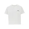 A.p.c. A. P.c. Logo Print Short T-shirt In White
