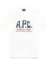 Apc A. P.c. Logo-print T-shirt In White