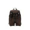 Apc A. P.c. Logo-buckle Backpack In Brown