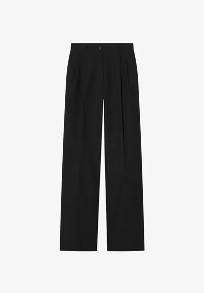 A.p.c. A. P.c. Loone Sizee Organic Cotton Pants 34 Black