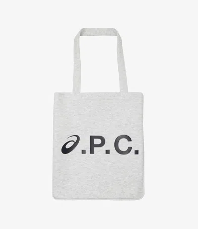 A.p.c. A. P.c. Lou Asics Tote Bag One Size Light Grey