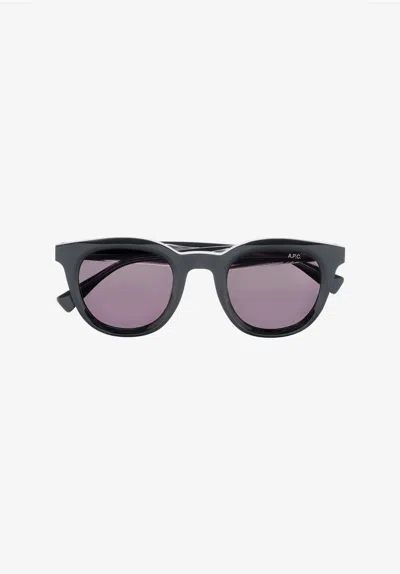 A.p.c. A. P.c. Lou Sunglasses One Size Black