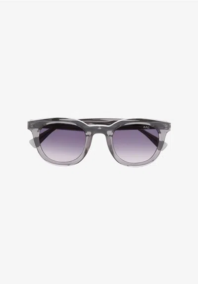 A.p.c. A. P.c. Lou Sunglasses One Size Charcoal Grey