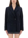 A.p.c. Blue Cotton Jackets In Blue