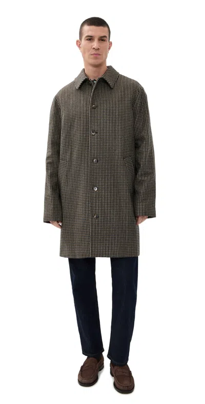 Apc A. P.c. Mac Paul Overcoat Caa Brown