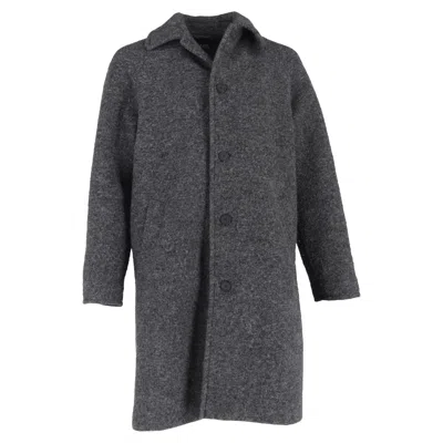 Apc A. P.c. Manteau Gaston Coat In Grey Wool