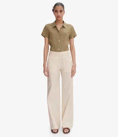 A.p.c. A. P.c. Margaret Pants 36 Ecru In Neutral