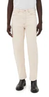 Apc Wide-fit Straight Leg Jeans In Aad Ecru