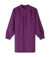 A.p.c. A. P.c. Mathilde Dress 38 Fuchsia In Purple