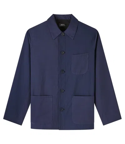 A.p.c. A. P.c. Melchior Jacket Xxl Navy Blue