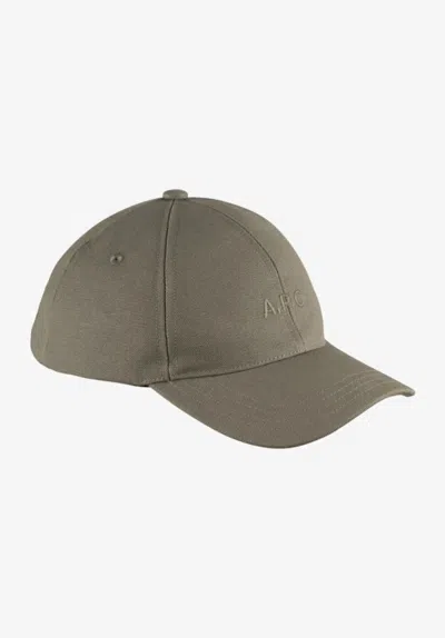 Apc A. P.c. Men's Charlie Baseball Cap Size: 58 In Military Khaki Green