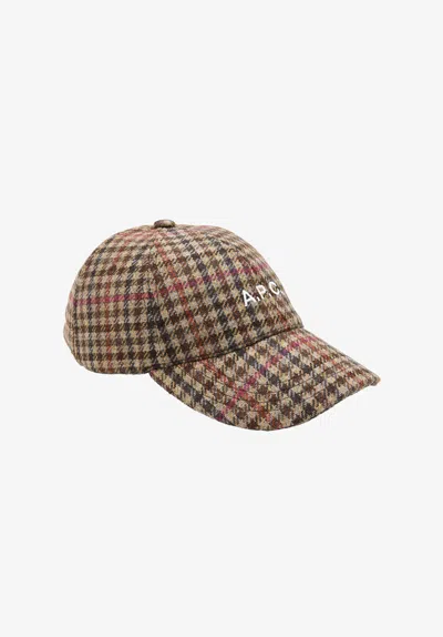 Apc A. P.c. Men's Charlie Baseball Cap Size: 60 In Chestnut In Brown