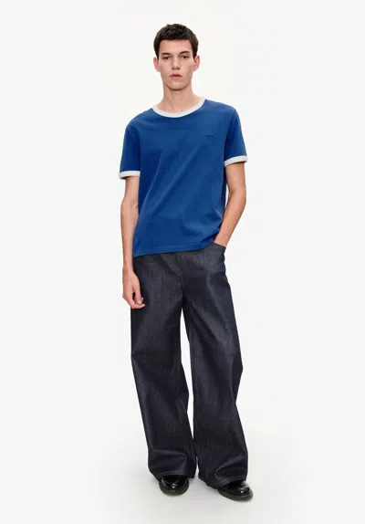 Apc A. P.c. Men's Clyde Jeans Size: 35 In Dark Indigo In Blue