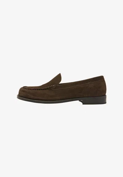 A.p.c. A. P.c. Men's Les Mocassins Size: Us 12 In Dark Chestnut Brown