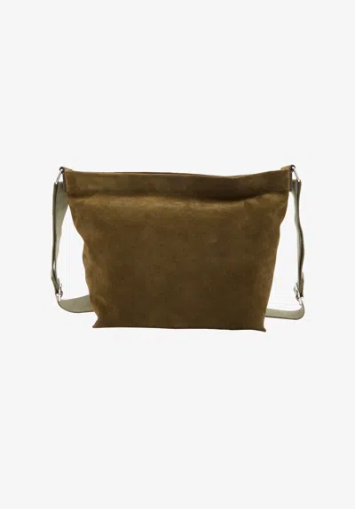 Apc A. P.c. Men's Maiko Satchel One Size In Dark Khaki