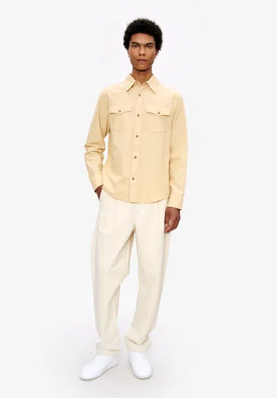 A.p.c. A. P.c. Men's Renato Pants Size: 52 In Ecru In Multi