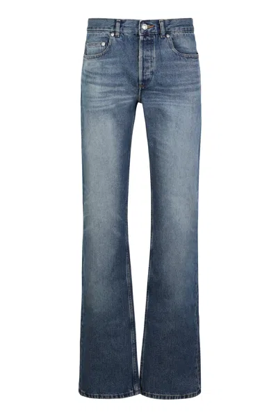 A.p.c. A. P.c. Men's Straight-leg Vintage Jeans In Blue
