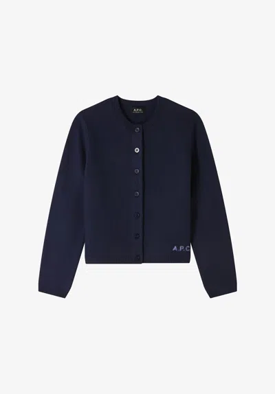 A.p.c. A. P.c. Mila Cardigan M Navy Blue