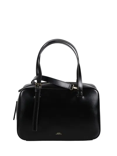 A.p.c. A. P.c. Mini Box Sac Handbag In Noir