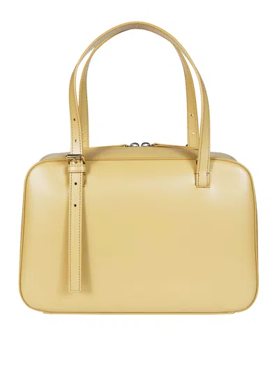 A.p.c. A. P.c. Mini Box Shoulder Bag In Yellow