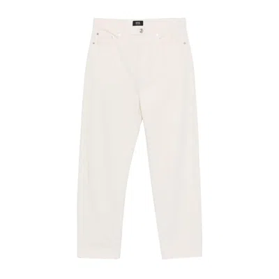 A.p.c. A. P.c. Mini Essential Tote Bag In Blanc Casse