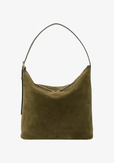A.p.c. A. P.c. Mini Leather Sac In Green