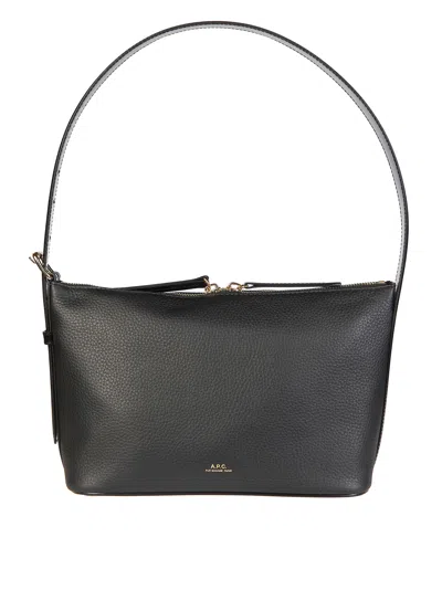 A.p.c. A. P.c. Mini Shoulder Bag For Women In Black