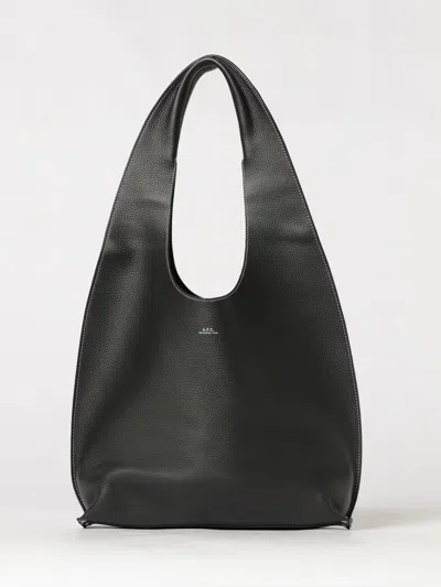 A.p.c. A. P.c. Mini Studded Leather Bag In Noir