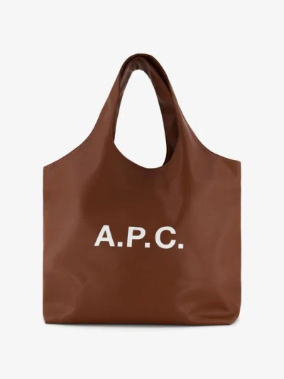 Apc A. P.c. Mini Tote Handbag In Brown