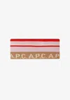 A.p.c. A. P.c. Mountain Headband (unisex) S2 Charcoal Grey In Green