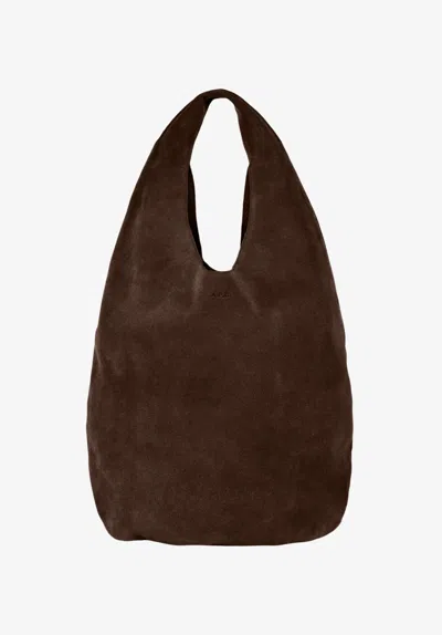 A.p.c. A. P.c. Neige Bag One Size Dark Brown