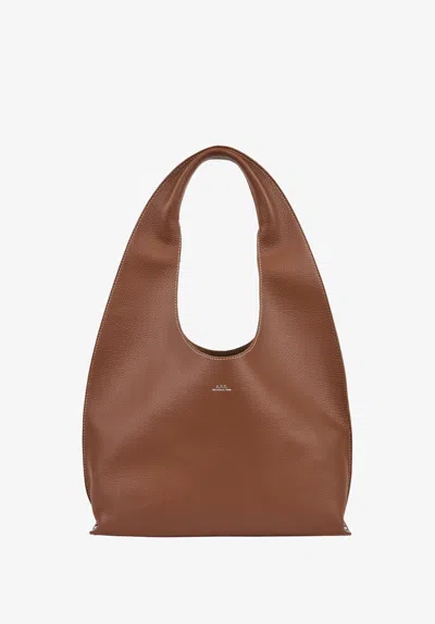 A.p.c. A. P.c. Neige Clou Bag One Size Brown