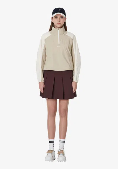 A.p.c. A. P.c. Nelly Windbreaker M Beige In Multi