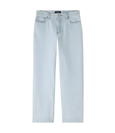 A.p.c. A. P.c. New Sailor Jeans 31 Light Wash In Blue